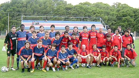 FOTO: partido amistoso jugado el 31 de diciembre.